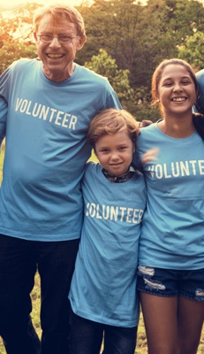 VOLUNTEER/ WORK FOR US